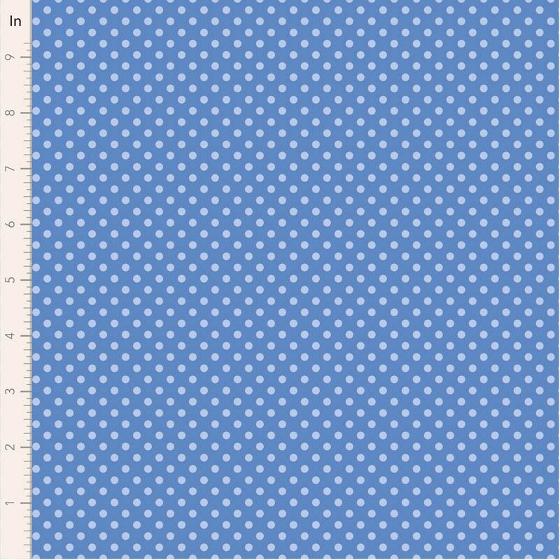 Something Blue Dorothy blue dots 1 meter